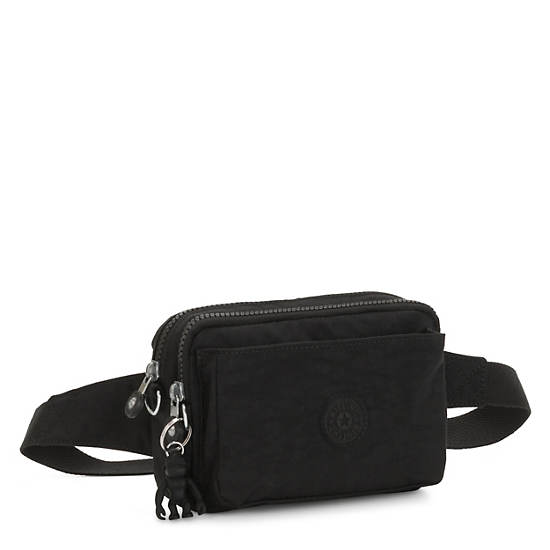 Kipling Abanu Multi Convertible Crossbody Táska Fekete | HU 1024FD